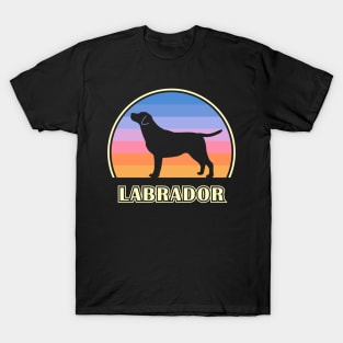 Labrador Retriever Vintage Sunset Dog T-Shirt